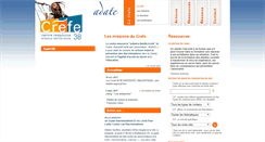 Desktop Screenshot of crefe38.fr