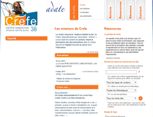 Tablet Screenshot of crefe38.fr